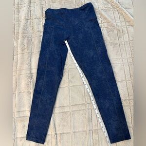 EUC Tuff Ladies' High Waist Tight with Pockets, Blue, Small